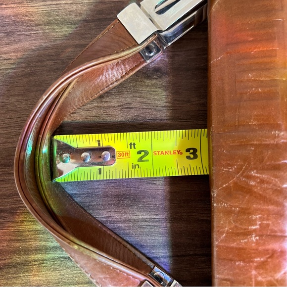 Vintage Monogram Leather Due Fratelli Handbag - Picture 12 of 13